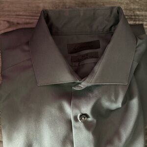Calvin Klein Men's Charcoal Dress Shirt